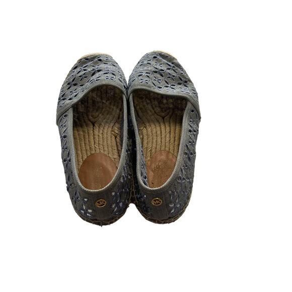 Michael Kors Women's Size 8 Blue Darci Slip On Flat Espadrille Shoes - Picture 3 of 8